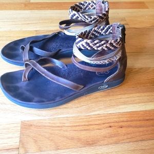 Chaco print sandals size 7
